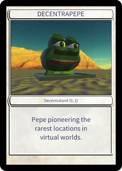 Rare Pepe - DECENTRAPEPE