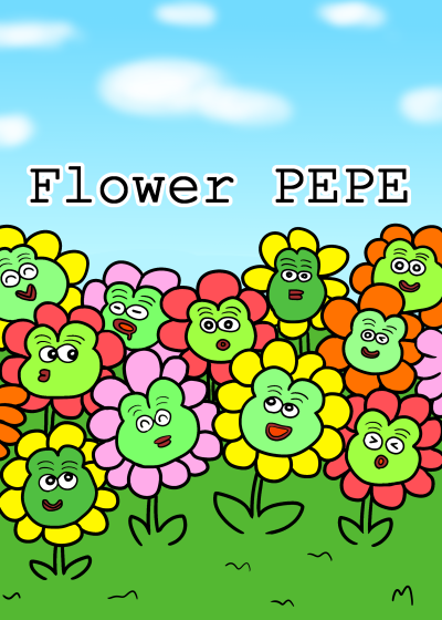 Rare Pepe - FLOWERPEPE