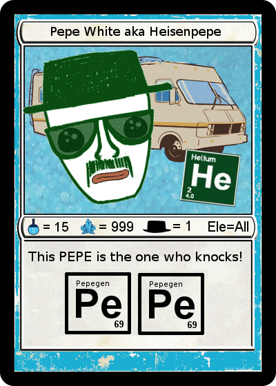 Rare Pepe - HEISENPEPE