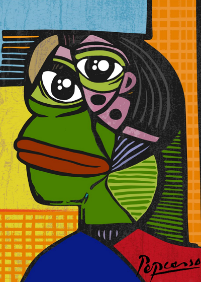 Rare Pepe - PEPCASSO