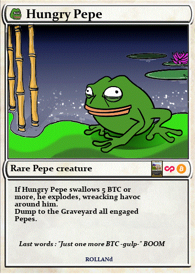 Rare Pepe - PEPEHUNGRY