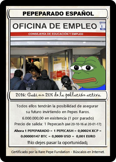 Rare Pepe - PEPEPARADO