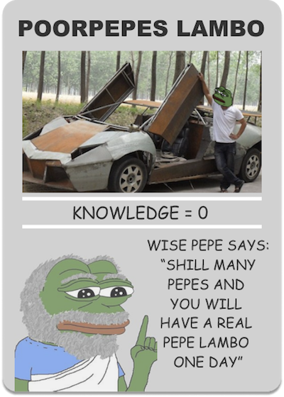 Rare Pepe - PORPEPELAMBO