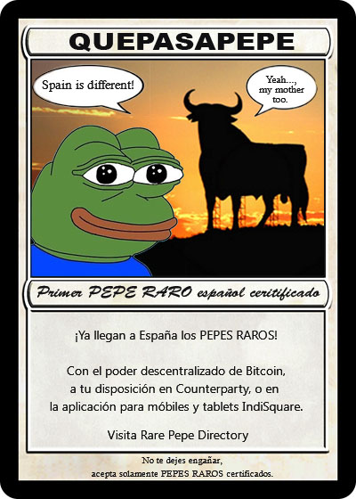 Rare Pepe - QUEPASAPEPE