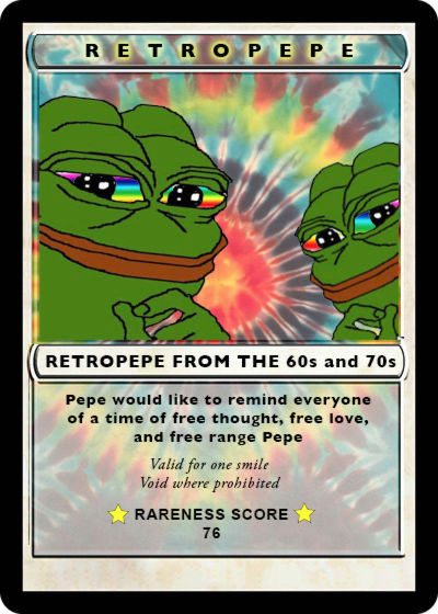 Rare Pepe - RETROPEPE