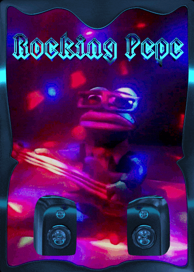 Rare Pepe - ROCKINGPEPE