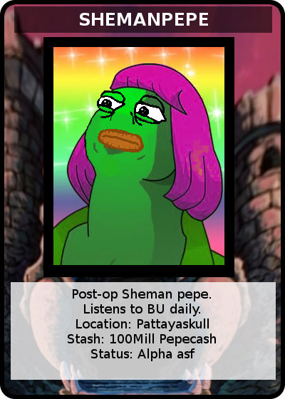 Rare Pepe - SHEMANPEPE