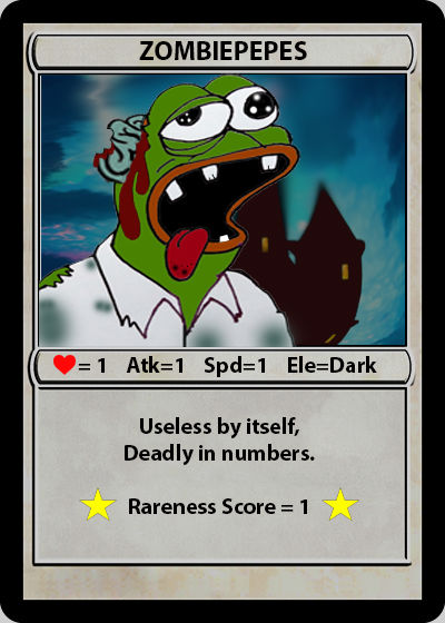 Rare Pepe - ZOMBIEPEPES